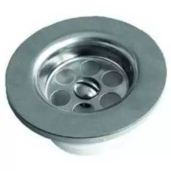 Слив для раковины Wirquin с нержавеющей решеткой D63 (30718055)