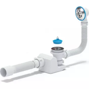 Слив-перелив АНИ пласт Бриг с гибкой трубой (E655)