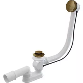 Слив-перелив для ванны AlcaPlast 100 см, металл, бронза (A55ANTIC-100-RU-01)