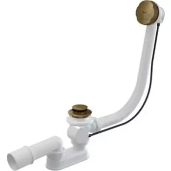 Слив-перелив для ванны AlcaPlast 57 см, металл, бронза (A55ANTIC-RU-01)