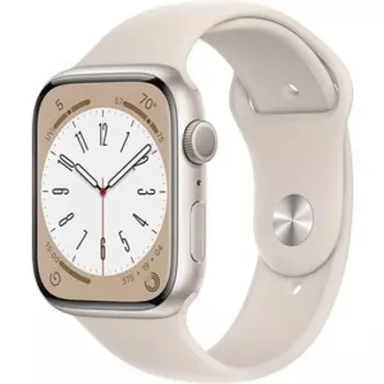 Смарт-часы Apple Watch Series 8 А2771 45мм OLED LTPO сияющая звезда (MNUQ3LL/A)