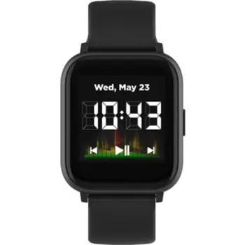 Смарт часы Canyon Smart watch, 1.4inches IPS full touch screen, with music player plastic body, IP68 waterproof, multi-sport m (CNS-SW78BB)