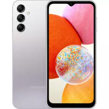 Смартфон Samsung SM-A145 Galaxy A14 64Gb 4Gb серебристый (SM-A145FZSU)