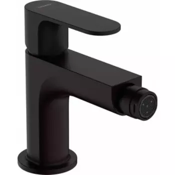 Смеситель для биде Hansgrohe Rebris S с донным клапаном, матовый черный (72210670)