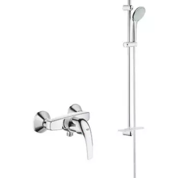 Смеситель для душа Grohe BauCurve с душевым гарнитуром, хром (23631000, 27267001)
