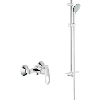 Смеситель для душа Grohe BauLoop с душевым гарнитуром, хром (23340000, 27267001)