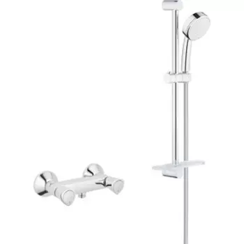 Смеситель для душа Grohe Costa S с душевым гарнитуром, хром (26317001, 26083002)