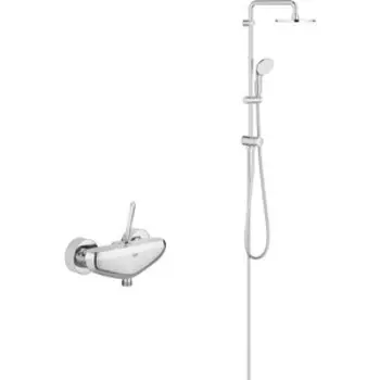 Смеситель для душа Grohe Eurodisc Joy с душевым гарнитуром, хром (23430000, 27389002)