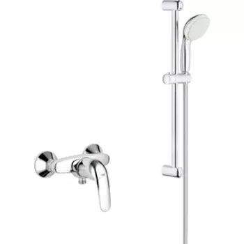 Смеситель для душа Grohe Euroeco с душевым гарнитуром, хром (32740000, 27853001)