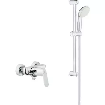 Смеситель для душа Grohe Eurosmart Cosmopolitan с душевым гарнитуром, хром (32837000, 27853001)