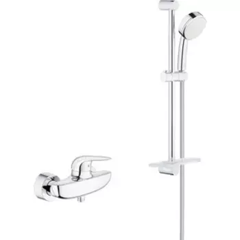Смеситель для душа Grohe Eurostyle New с душевым гарнитуром, хром (23722003, 26083002)
