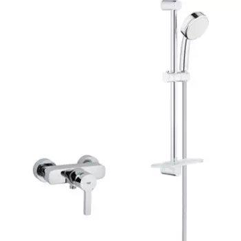 Смеситель для душа Grohe Lineare с душевым гарнитуром, хром (33865000, 26083002)