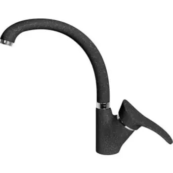 Смеситель для кухни AquaGranitEx черный (C-3040 (308)