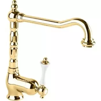 Смеситель для кухни Cezares Margot золото 24 карат (MARGOT-LLM2-03/24-Bi)