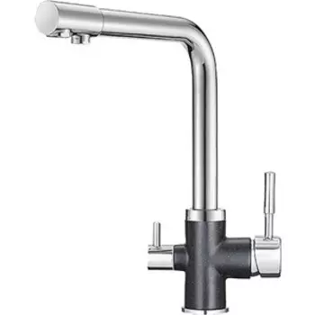 Смеситель для кухни Granula GR-3015 шварц