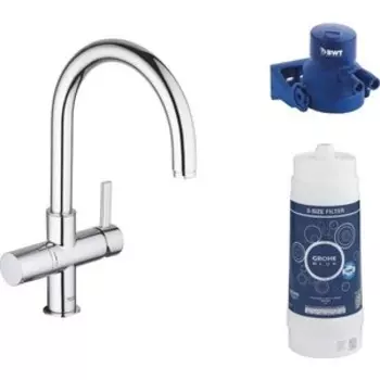 Смеситель для кухни Grohe Blue Pure Minta с фильтром, хром (119711)