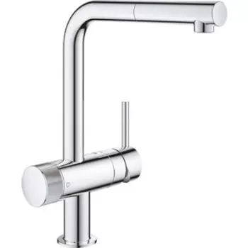 Смеситель для кухни Grohe Blue Pure Minta выдвижной излив, с подключением для фильтра (31721000)