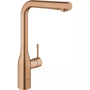 Смеситель для кухни Grohe Essence с выдвижным изливом, теплый закат, матовый (30270DL0)