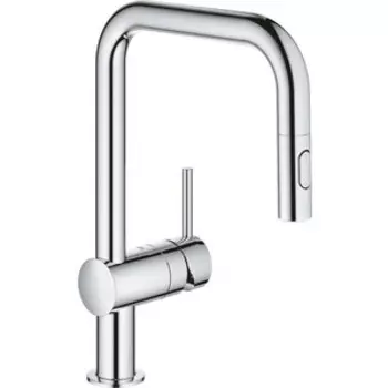 Смеситель для кухни Grohe Minta с выдвижным изливом, хром (32322002)