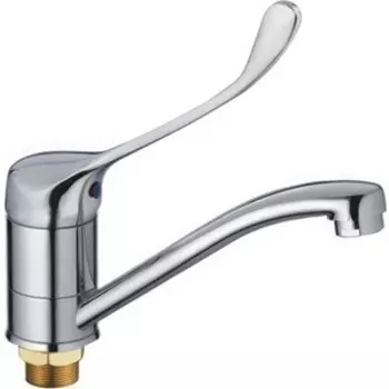 Смеситель для кухни Haiba HB54-2 хирургический, хром (HB4554-2)