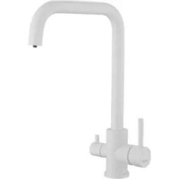 Смеситель для кухни Haiba HB820-8 с подключением фильтра, белый (HB76820-8)