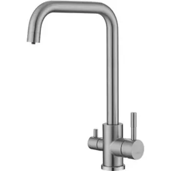 Смеситель для кухни Haiba HB820 с подключением фильтра, хром (HB76820)