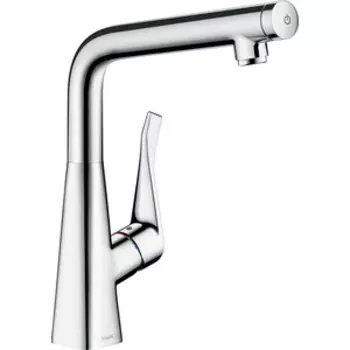 Смеситель для кухни Hansgrohe Metris Select нержавеющая сталь (14883800)