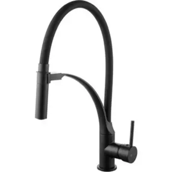 Смеситель для кухни Lemark Soul черный (LM6007BL)