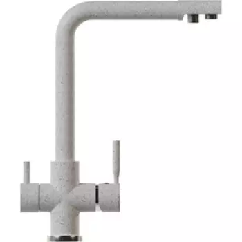 Смеситель для кухни Mixline ML-GS10 с подключением к фильтру, серый 310