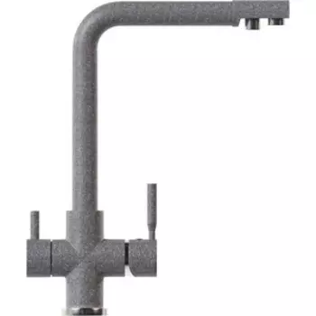 Смеситель для кухни Mixline ML-GS10 с подключением к фильтру, темно-серый 309