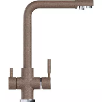 Смеситель для кухни Mixline ML-GS10 с подключением к фильтру, терракотовый 307