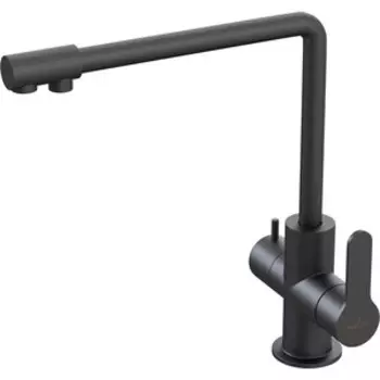 Смеситель для кухни Mixline MLSS-03201 под фильтр, черный (4627173718592)