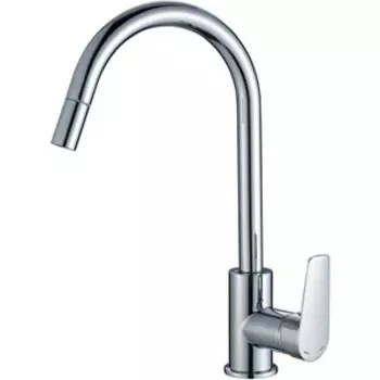 Смеситель для кухни Orange Alfi выдвижной излив, хром (M34-000cr)