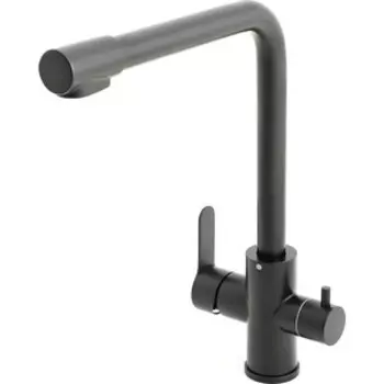 Смеситель для кухни Orange Steel под фильтр, черный (M99-008B)