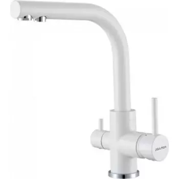 Смеситель для кухни Paulmark Essen под фильтр, белый матовый (Es213011-431TW)