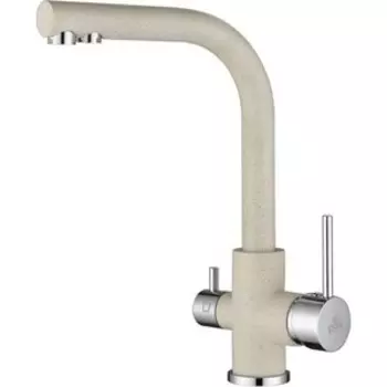 Смеситель для кухни Paulmark Essen под фильтр, бежевый (Es213011-328)