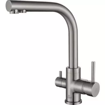 Смеситель для кухни Paulmark Essen под фильтр, никель (Es213011-NI)