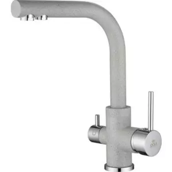 Смеситель для кухни Paulmark Essen под фильтр, серый (Es213011-310)