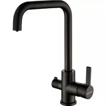 Смеситель для кухни Paulmark Logas вороненая сталь (Lo213021-GM)