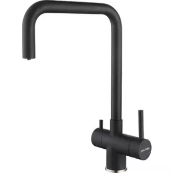 Смеситель для кухни Paulmark Wetter под фильтр, черный металлик (We213030-418)