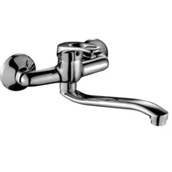 Смеситель для кухни Rossinka Silvermix хром (B35-24)