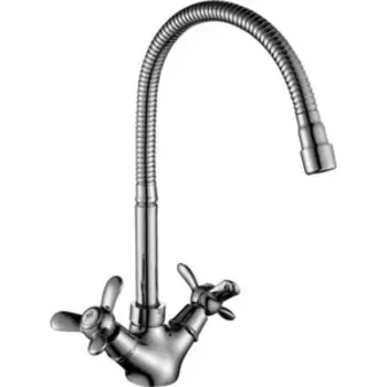 Смеситель для кухни Rossinka Silvermix хром (Q02-75)