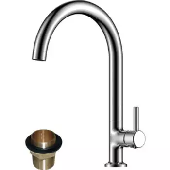 Смеситель для кухни Rossinka Silvermix хром (X25-23U)