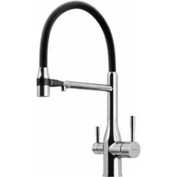 Смеситель для кухни Sancos Garda с подключением фильтра, брашированный никель (SC4009BN)