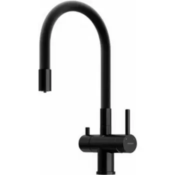 Смеситель для кухни Sancos Lucia с подключением фильтра, матовый черный (SC4004MB)