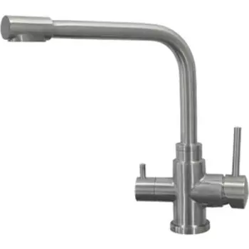 Смеситель для кухни Seaman Eco Koblenz с подключением фильтра, нержавеющая сталь (SSN-2139A-SS)