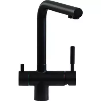 Смеситель для кухни Seaman Visconti с подключением фильтра, черный (SSL-7328-NM)
