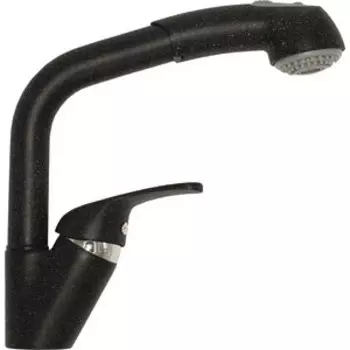 Смеситель для кухни Tolero высокий №911 черный (679184)