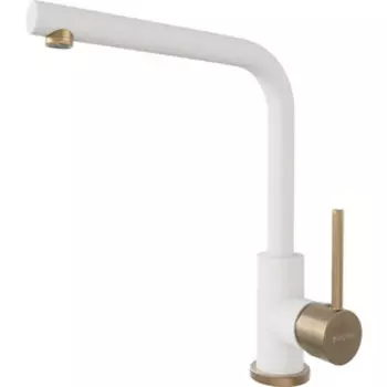 Смеситель для кухни TopZero Donald 07 BR белый/бронза