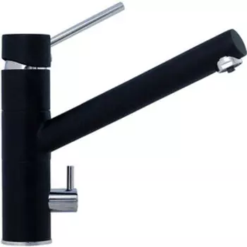 Смеситель для кухни TopZero Leonardo 10 с подключением фильтра, черный